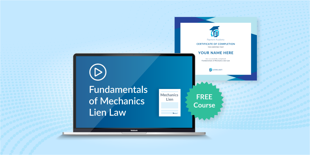 Fundamentals of Mechanics Lien Law course